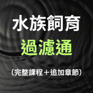 水族飼育過濾通｜完整課程
