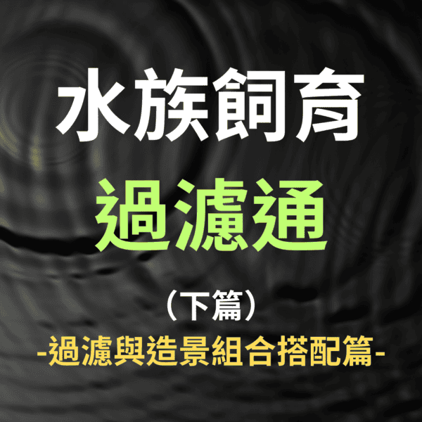 水族飼育過濾通|下篇 水族飼育過濾通 -下篇- 課程