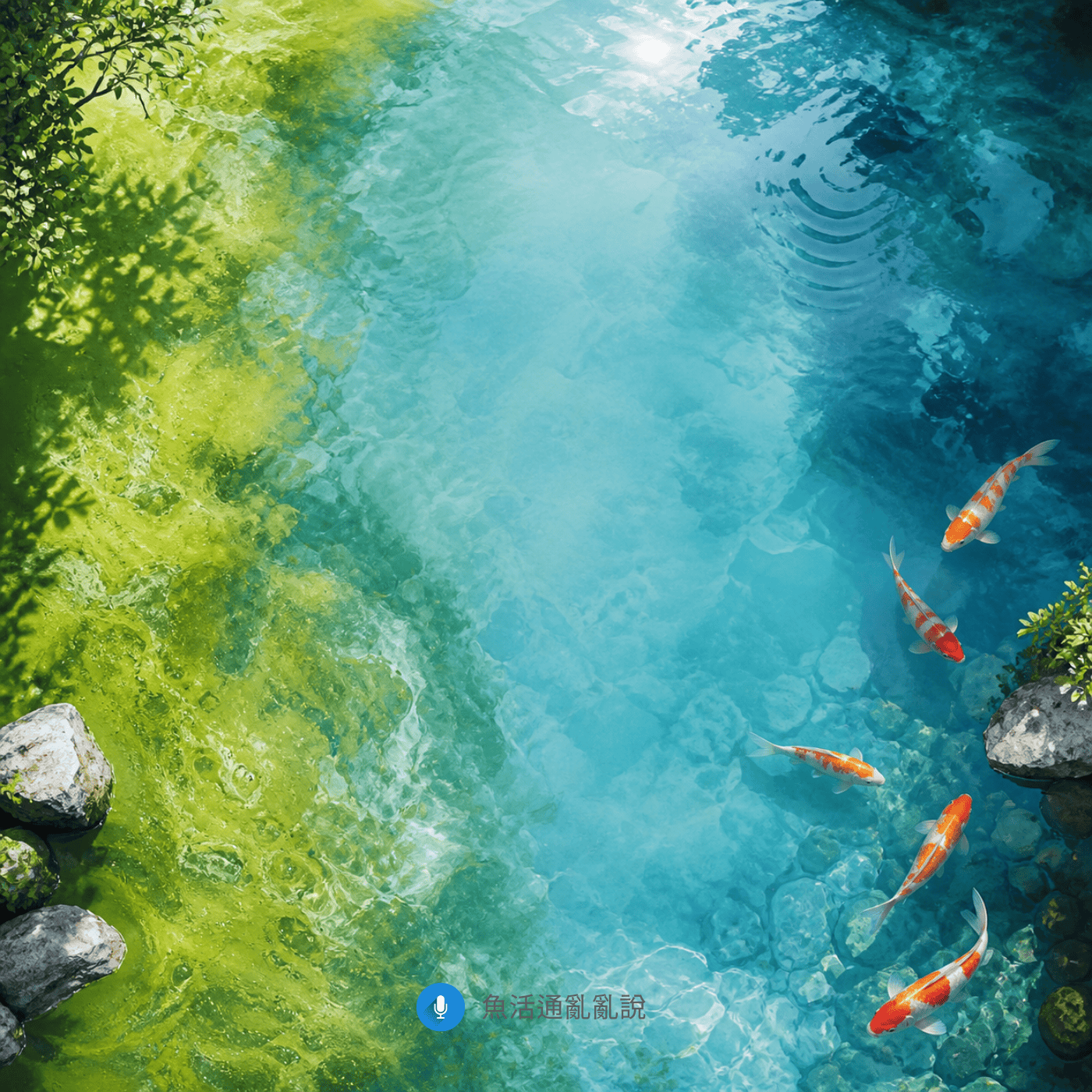 景觀魚池綠水怎麼辦？水蚤、河蚌、UV燈效果比較與正確處理方法一次說清楚！